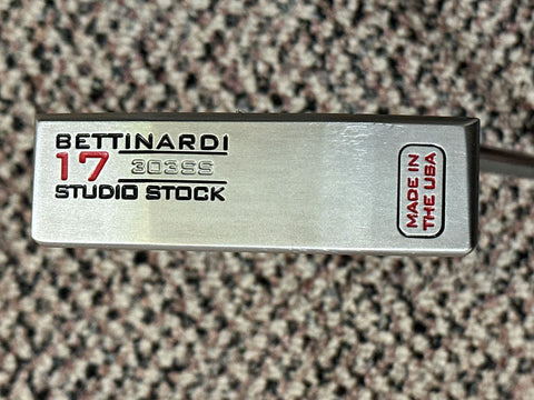 Bettinardi 2021 Studio Stock 17 35" Putter w/HC Bettinardi Shaft SS Pistol GT Grip