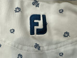 Foot Joy 2XL Men's Golf Shirt White/Blue Pattern Made In China