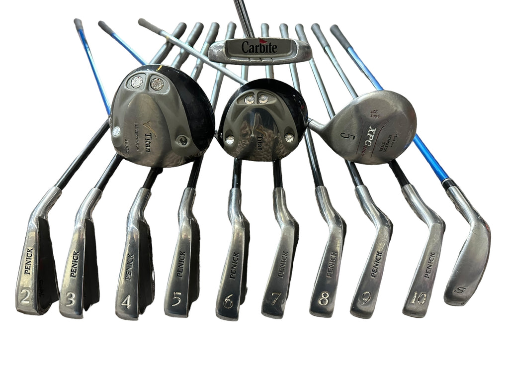 Titan Penick Carbite Men's Right Hand Golf Club Set R/S Flex SET-081624T05