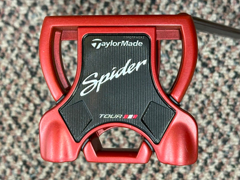 TaylorMade Spider Tour 35" Putter TaylorMade Shaft Super Stroke Pistol 1.0 Grip