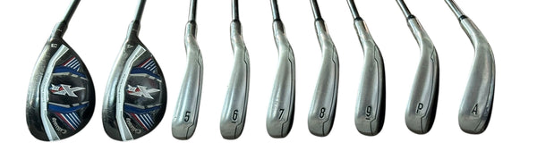 Callaway XR Iron Set 3-4H 5-AW Speedstep 80 R Flex Shafts Callaway