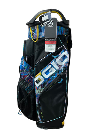 Ogio Graffiti Kaleidoscope Cart Bag 15-Way Divider 9 Pockets Strap Handle