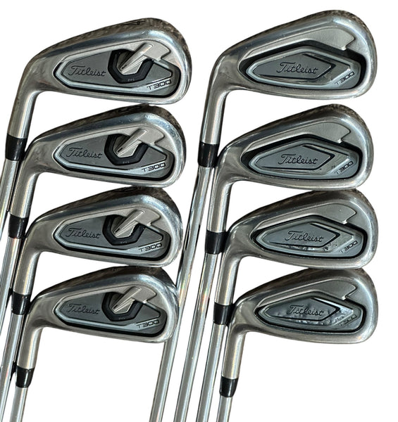 Titleist 2019 LH T300 Iron Set 4-AW AMT R300 Shafts Tour Velvet