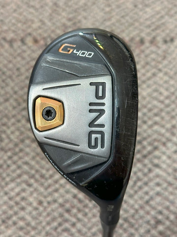 Ping G400 19° 3 Hybrid Alta CB 70g R Flex Shaft Golf Pride Tour Velvet Grip