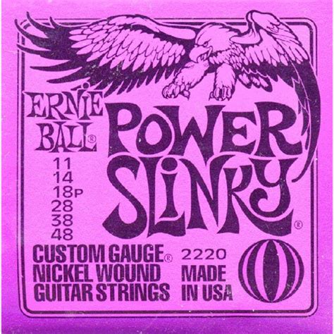 Ernie Ball Power Slinky 2220 Nickel Wound Guitar Strings 11-48