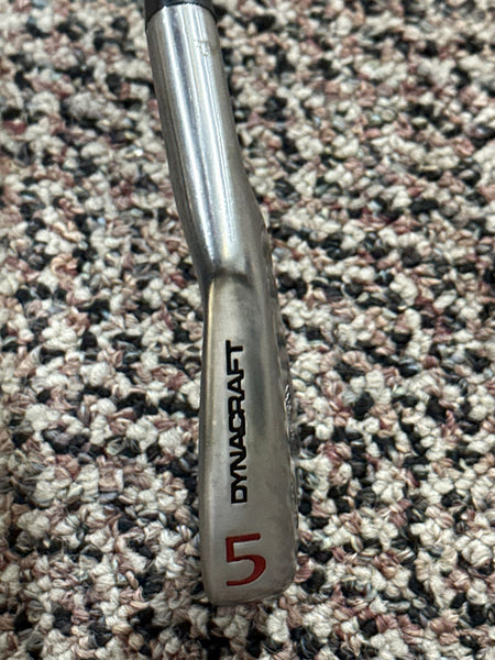 Dynacraft Vintage Soft Steel 5 Iron Dynalite Gold S300 S Flex GP