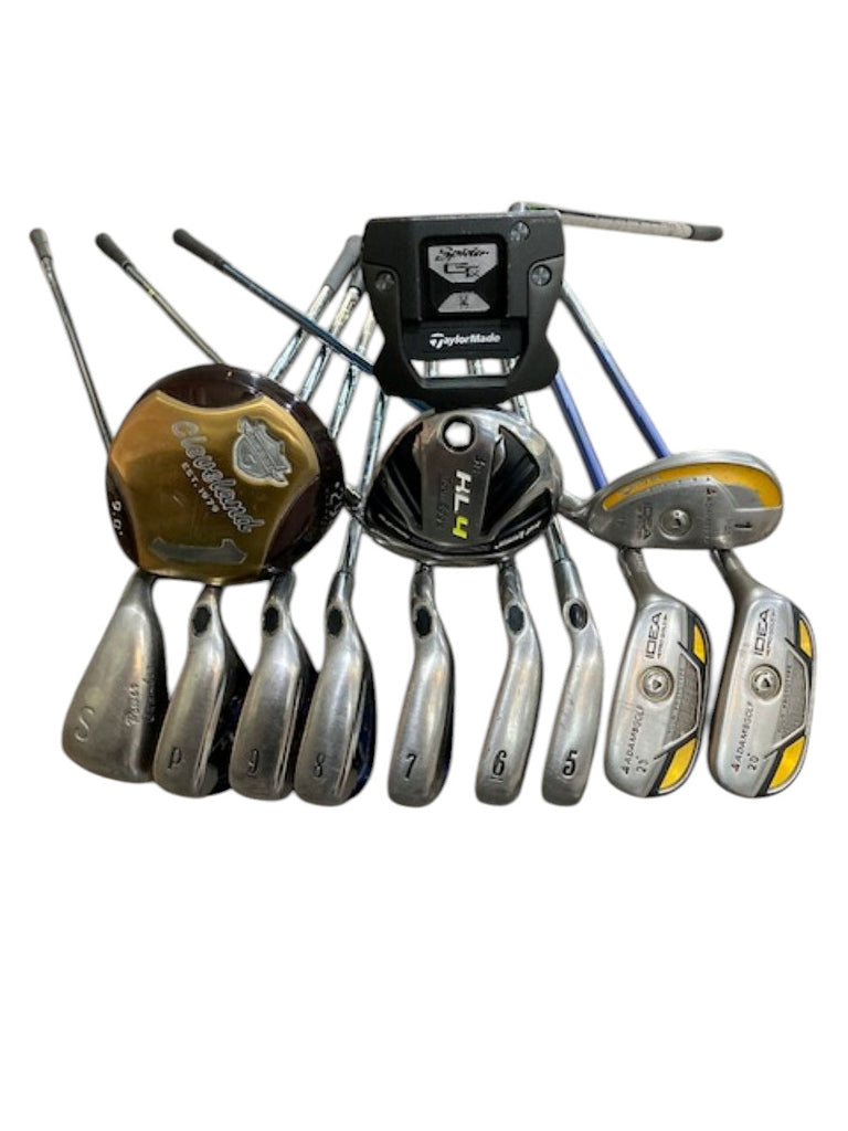 Cleveland, Callaway and TaylorMade Complete Set #081826P02 S Flex +1" Length