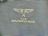 Turtleson 3XL Men's Golf Shirt Made In Korea Blue/White Pin Stripes