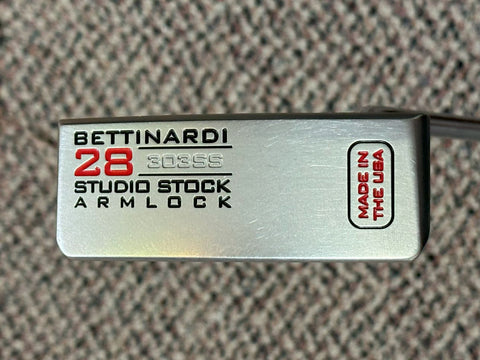 Bettinardi 28 303SS Studio Stock Armlock 42" Putter Bettinardi Shaft Winn Grip