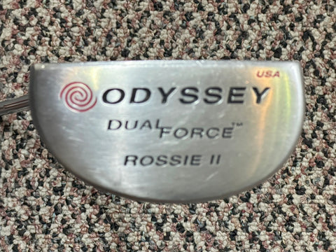 Odyssey LH Dual Force Rossie II 35.5" Putter Odyssey Shaft SS Pistol 2.0 Grip