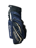 TaylorMade Catalina 3.0 Cart Bag 14-Way Divider 9 Pocket Strap Handle Blue/White