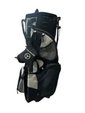 Mercedes Benz Stand Bag 5-Way Divider 8 Pockets Harness Handle Blk/Wht