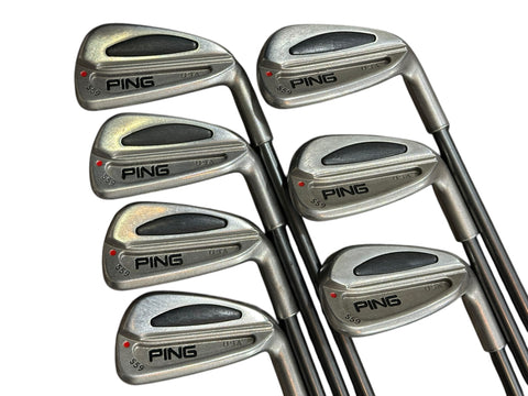 Ping S59 Red Dot Irons 4-PW TFC100 S Flex Shafts Golf Pride Tour Wrap Grips