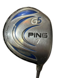 Ping G5 21° 7 Wood TFC100F Regular Flex Shaft Rife Grip