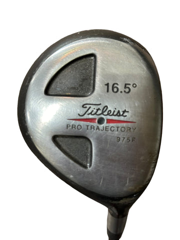 Titleist 975F 16.5° 3 Wood Pro Lite Fairway Stiff Flex Shaft GP Tour Velvet Grip