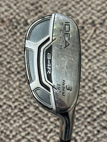 Adams Idea Tech a4R 19° 3 Hybrid Ideatech 80g Regular Flex Shaft Adams Grip
