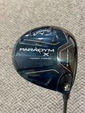 Callaway Paradym X 10.5° Driver MMT 60g X Flex Shaft Lamkin Hybrid Grip