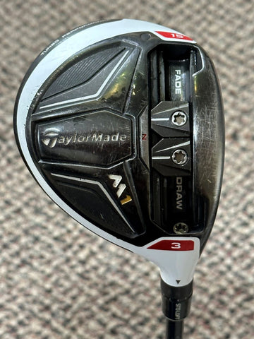 TaylorMade M1 15° 3 Wood w/HC Fujikura Pro 70g Stiff Flex Shaft Lamkin Grip