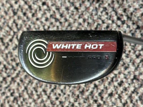 Odyssey White Hot Pro 5 34" Putter w/HC Odyssey Steel Shaft Odyssey Grip