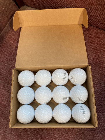 Blank Logo Overrun Golf Balls 12 Pack