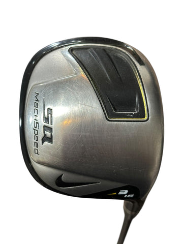 Nike SQ Mach Speed 15° 3 Wood Competition 65 R Flex Shaft Lamkin Perma Wrap Grip