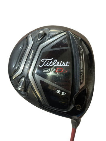 Titleist 917D3 9.5° Driver Motore F1 55g Stiff Flex Shaft Winn Dri•Tac Grip