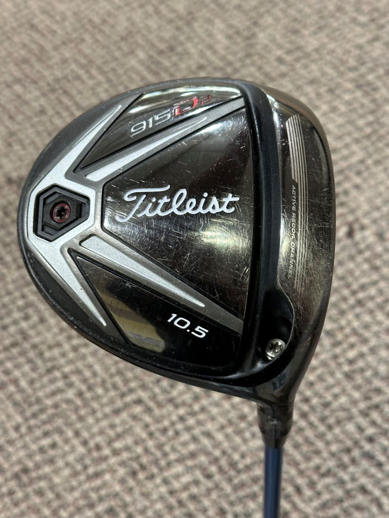 Titleist 915D2 10.5° Driver Pro Launch 65g R Flex Shaft GP Tour Velvet Grip