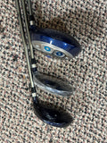 Grip Golf Wood Set Driver, 3&5 Woods Swing Science R Flex Shafts Grip Golf Grips