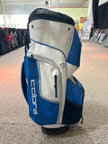 Cobra Cart Bag 14-Way Divider 7 Pockets Strap Handle Rain Hood Blue/White