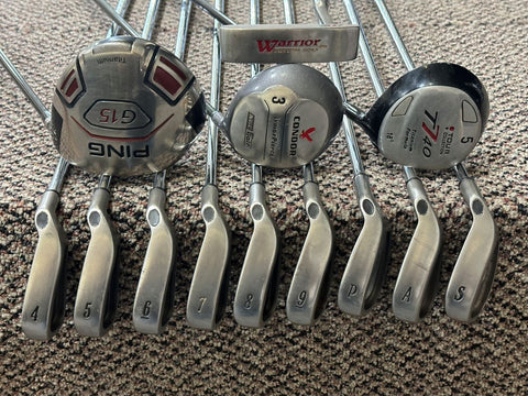 Ping Callaway Warrior Men's Right Hand Golf Club Set R Flex SET-092223T09
