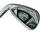 Callaway LH Rogue X 6 Iron +1/2" Recoil ES F3 R Flex Shaft Golf Pride Tour Wrap Grip