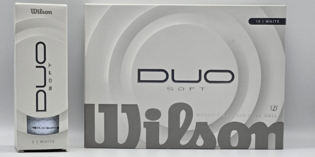 Wilson 2026 Duo Soft Golf Balls Dozen White