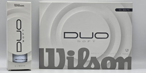 Wilson 2026 Duo Soft Golf Balls Dozen White