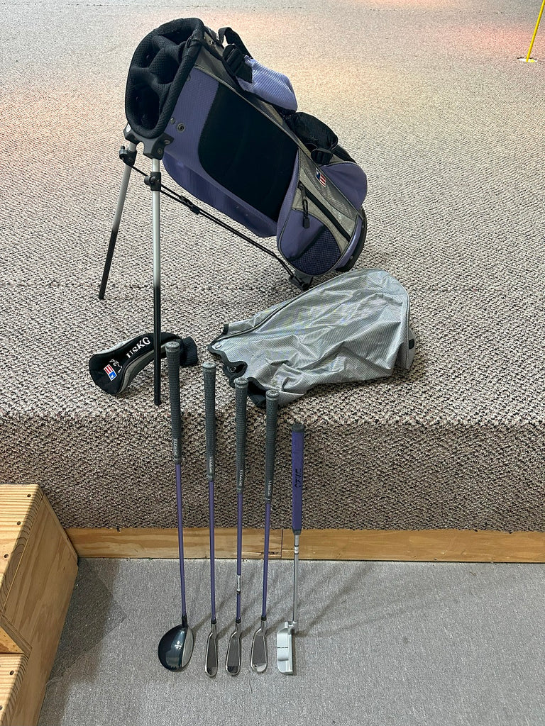 US Kids Golf UL-24 Complete Golf Club Set 45-31 Purple Kids Flex SET-100523T07