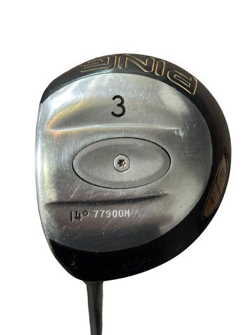 Ping LH i3 14° 3 Wood Ping 350 Series Regular Flex Shaft Golf Pride Mizuno Grip