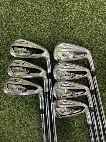 Titleist AP1 718 Iron Set 5-AW AMT Red R Flex Shafts GolfPride MCC Grips