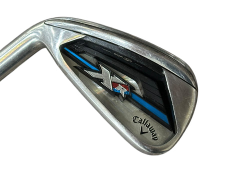 Callaway LH XR OS 5 Iron True Temper Speed Step 80 R Flex Shaft Lamkin UTX Grip