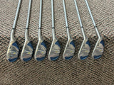 Tour Edge Hot Launch 2 Hybrid Iron Set 4-PW Mamiya R Flex Shaft Tour Edge Grips