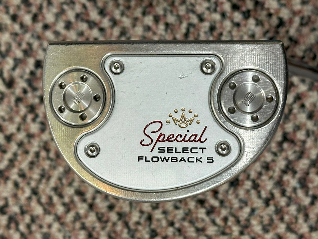 Scotty Cameron Special Select Flowback 5 34" Putter SC Shaft Golf Pride Grip