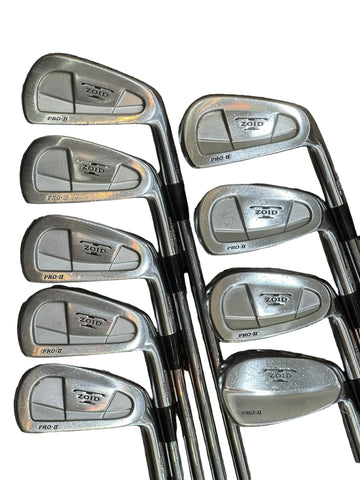 Mizuno T-Zoid Pro II Forged Iron Set 2-PW DG S300 S Flex Shafts GP CP2 Wrap Grips