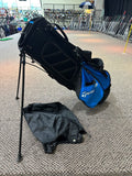 TaylorMade Stand Bag 5-Way Divider 4 Pockets Carry Handle Harness Blue/Black