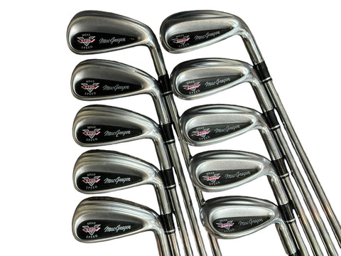 MacGregor M565 V-Foil Irons 3-SW +1" Rifle 5.5 R Flex Shafts CP2 Pro Grips