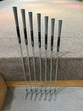 Mizuno Pro 221 Iron Set 4-PW KBS Tour 120 Stiff Flex Shafts Lamkin ST Grips