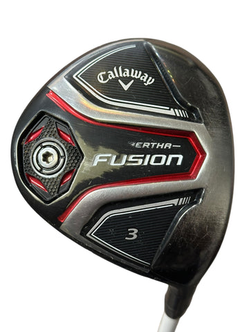 Callaway Big Bertha Fusion 15° 3 Wood Rogue 3.1 S Flex Shaft GP Tour Wrap Grip