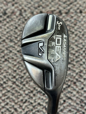 Adams Idea Tech V3 5 Iron Hybrid Bassara 60g R Flex Shaft GP Tour Wrap Grip