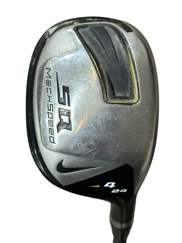 Nike SQ Mach Speed 24° 4 Hybrid Grafalloy Pro Custom S Flex Shaft Lamkin Grip