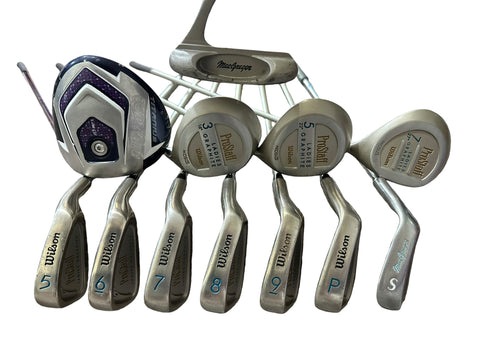 TopFlite & Wilson Women's Right Hand Golf Club Set Ladies Flex SET-090924T09