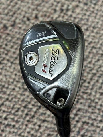 Titleist 910H 27° Hybrid w/HC Bassara 60g R Flex Shaft Golf Pride