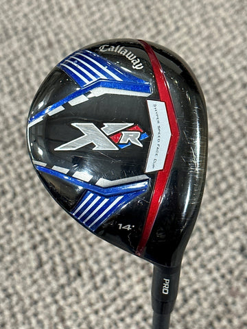 Callaway XR Pro 14° 3 Wood Project X 5.5 Regular Flex Shaft Golf Pride MCC Grip