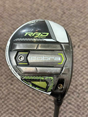 Cobra Rad Speed 14.5° 3 Wood Riptide CB 5.5 50g R Flex Shaft Cobra Connect Grip